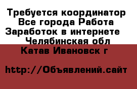 Требуется координатор - Все города Работа » Заработок в интернете   . Челябинская обл.,Катав-Ивановск г.